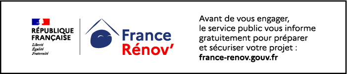 République française, France Rénov’. Avant de vous engager, le service public vous informe gratuitement pour préparer et sécuriser votre projet : france-renov.gouv.fr